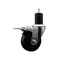 Service Caster 3-1/2'' Phenolic Swivel 1-3/4'' Expanding Stem Caster Total Lock Brake SCC-EXTTL20S3514-PHR-134 - alternate 1